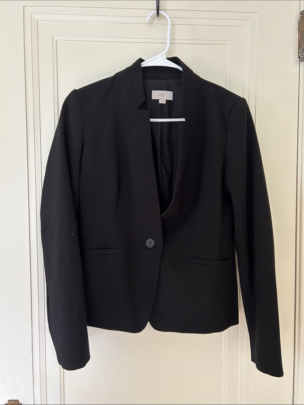 LOFT Black Women's Single-Button Blazer